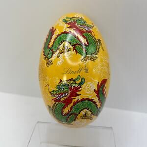 Lindt Tin Egg with Dragons – Lunar New Year Chocolate Keepsake Container
